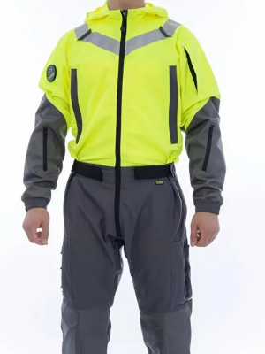 Комбинезон Brodeks KS503, желтый/серый (L)