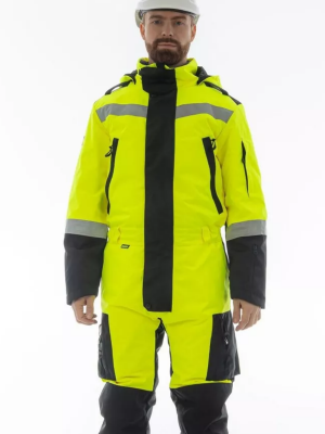 Зимний комбинезон Brodeks KW505, желтый/черный (M)