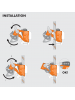 Зажим ножной съемный Climbing Technology QUICK TREE RIGHT
