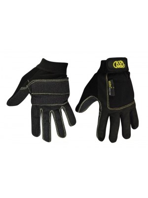 FULL Gloves М черные перчатки для работы с веревкой с кевларовыми усилениями (KONG)