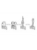 Такелажная пластина PETZL PAW S