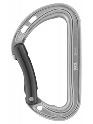 Карабин PETZL SPIRIT гнутый серый, M061AB02